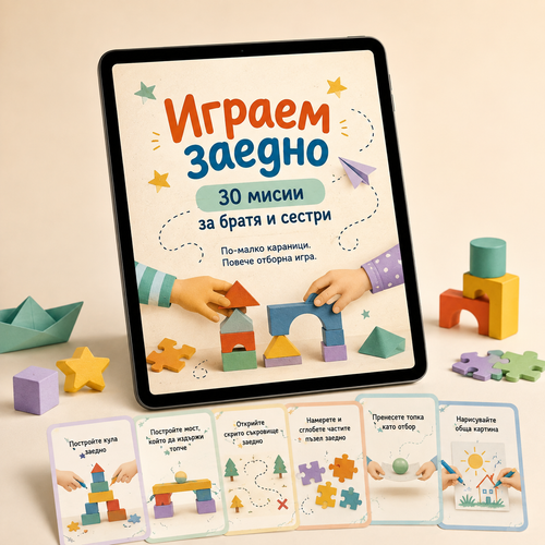 „Играем заедно“ – 30 мисии за братя и сестри